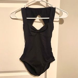 Natalie | Black Dance Leotard